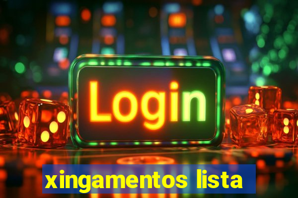 xingamentos lista